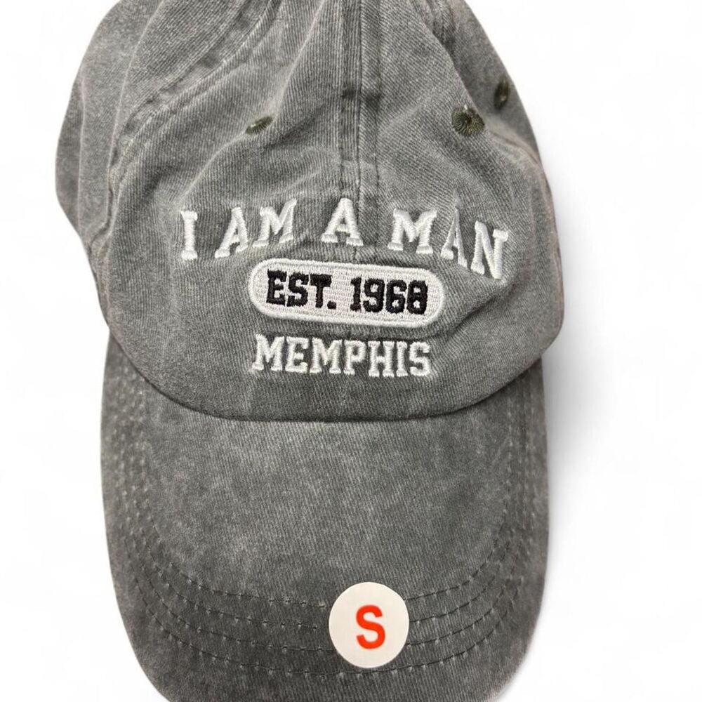 MLK Memphis 1968 Adjustable Gray Dad Hat Baseball Cap
